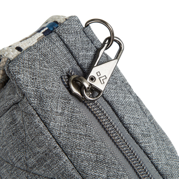 variant:46319878013120 Travelon Boho Anti-Theft Crescent Crossbody Gray Heather
