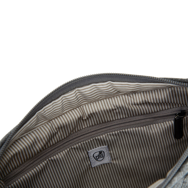 variant:46319878013120 Travelon Boho Anti-Theft Crescent Crossbody Gray Heather