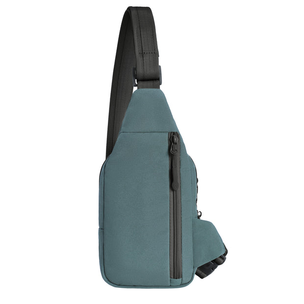 variant:46205325050048 Travelon The Voyages Anti-Theft Compact Sling Slate Blue