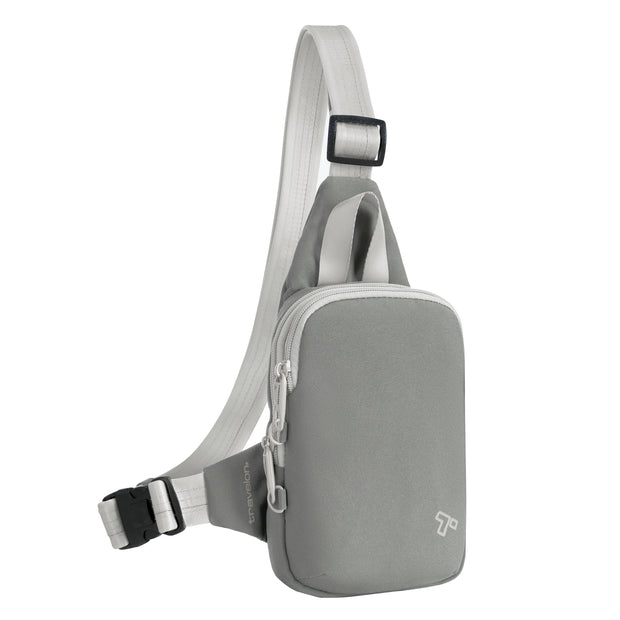 variant:46205346119872 Travelon The Voyages Anti-Theft Compact Sling Granite
