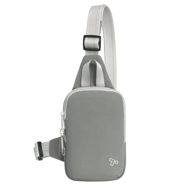 variant:46205346119872 Travelon The Voyages Anti-Theft Compact Sling Granite