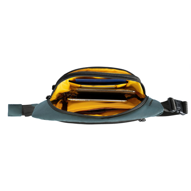 variant:46208145096896 Travelon The Voyages Anti-Theft Waist Pack Slate Blue
