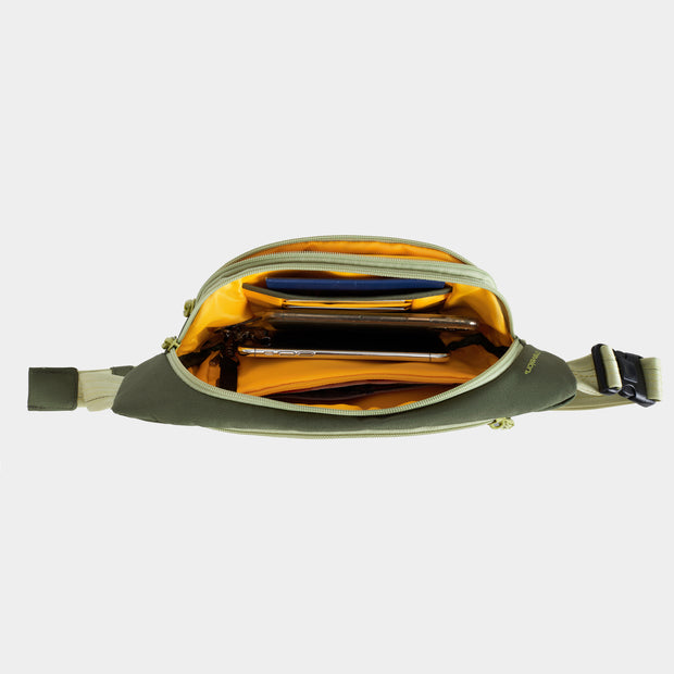 variant:46208145129664 Travelon The Voyages Anti-Theft Waist Pack Olive