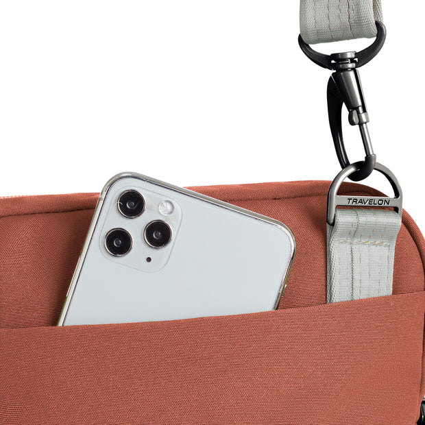 variant:46207564382400 Travelon The Voyages Anti-Theft Slim Bag Terracota
