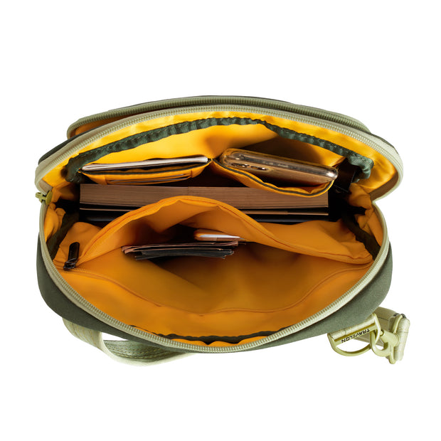 variant:46207564447936 Travelon The Voyages Anti-Theft Slim Bag Olive