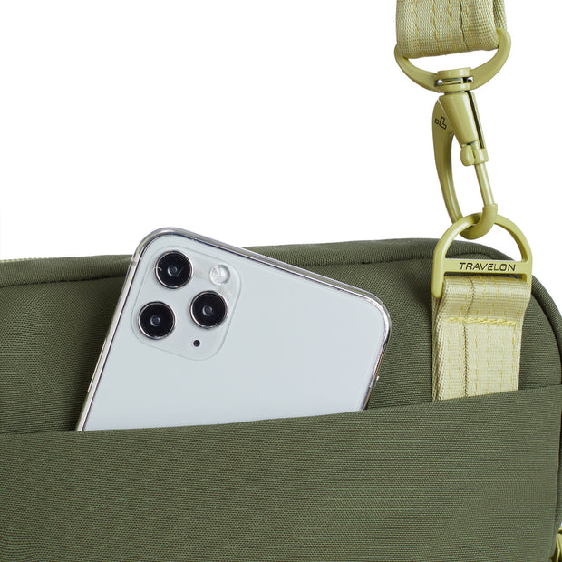 variant:46207564447936 Travelon The Voyages Anti-Theft Slim Bag Olive