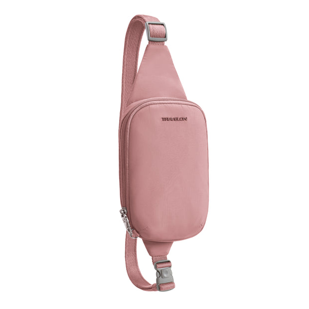 variant:46208435093696 Roam Anti-Theft Compact Sling Travelon Desert Pink