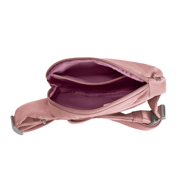 variant:46208435093696 Roam Anti-Theft Compact Sling Travelon Desert Pink