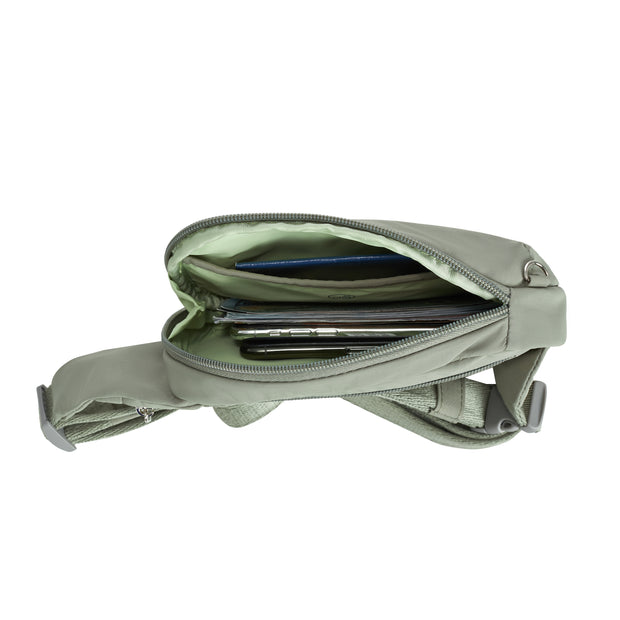 variant:46190238892224 Roam Anti-Theft Compact Sling Travelon Moss