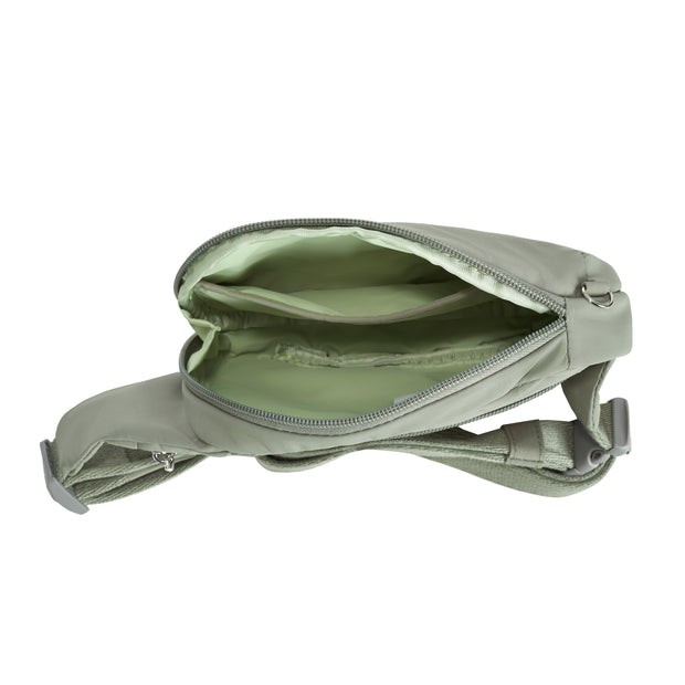 variant:46190238892224 Roam Anti-Theft Compact Sling Travelon Moss