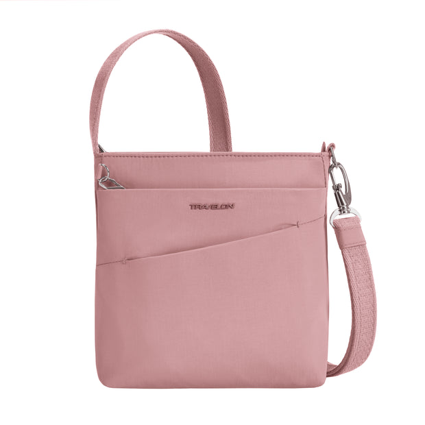 variant:46209755644096 Travelon Roam Anti-Theft Small Crossbody Desert Pink
