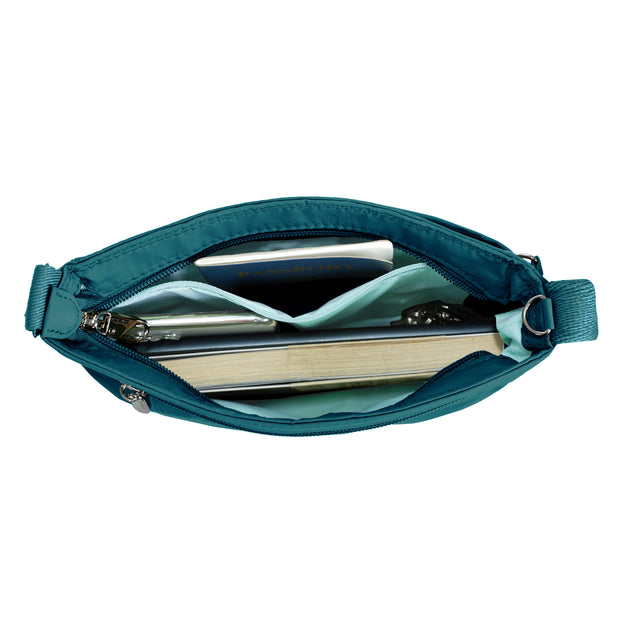 variant:46209755709632 Travelon Roam Anti-Theft Small Crossbody Capri Blue