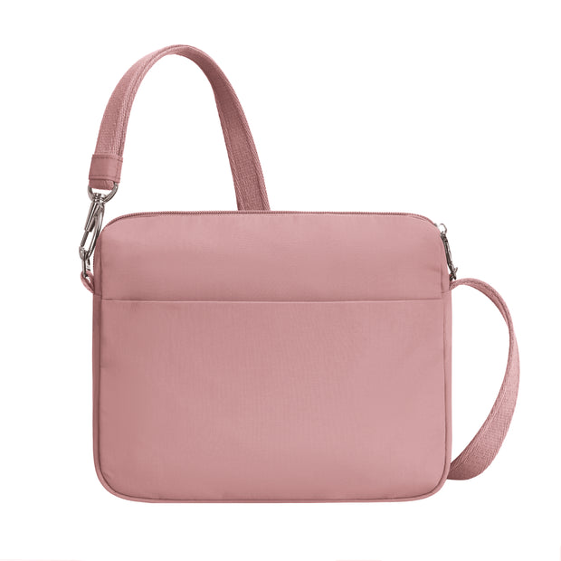 variant:46315873173696 Travelon Roam Anti-Theft East/West Crossbody Desert Pink