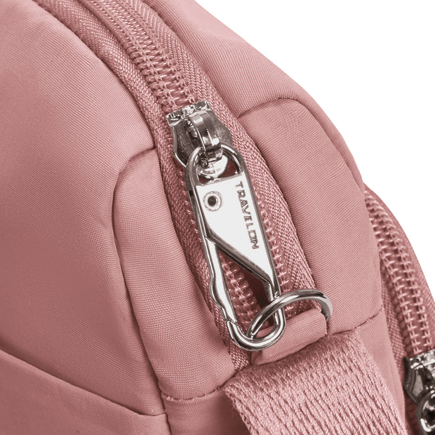 variant:46315873173696 Travelon Roam Anti-Theft East/West Crossbody Desert Pink
