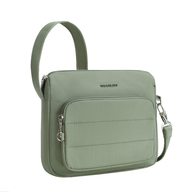 variant:46315873108160 Travelon Roam Anti-Theft East/West Crossbody Moss