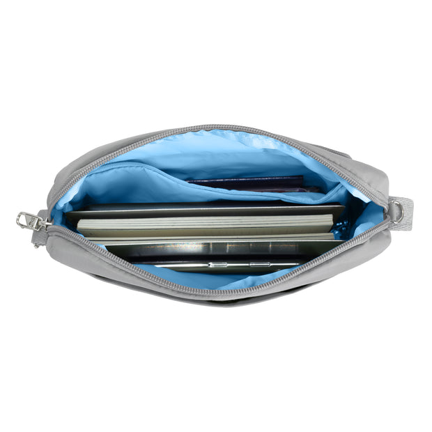 variant:46315873239232 Travelon Roam Anti-Theft East/West Crossbody Glacier