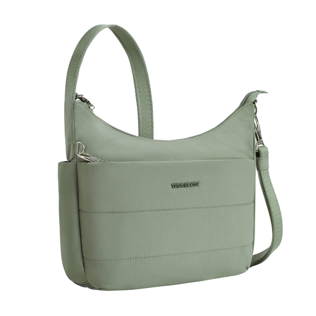 variant:46209861157056 Travelon Roam Anti-Theft Medium Crossbody Moss