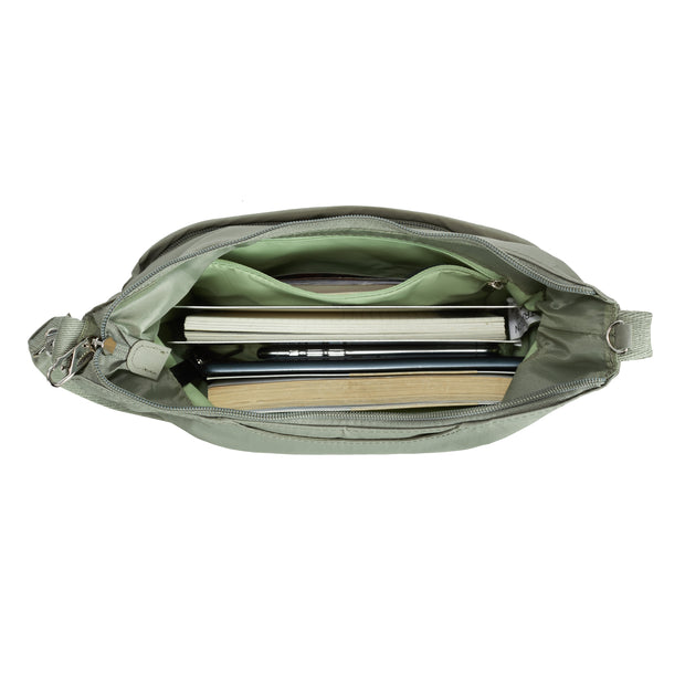 variant:46209861157056 Travelon Roam Anti-Theft Medium Crossbody Moss