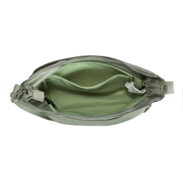 variant:46209861157056 Travelon Roam Anti-Theft Medium Crossbody Moss