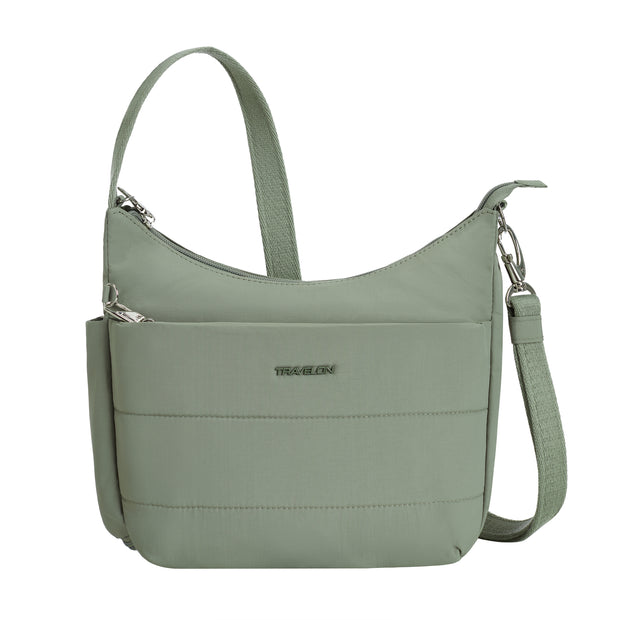 variant:46209861157056 Travelon Roam Anti-Theft Medium Crossbody Moss