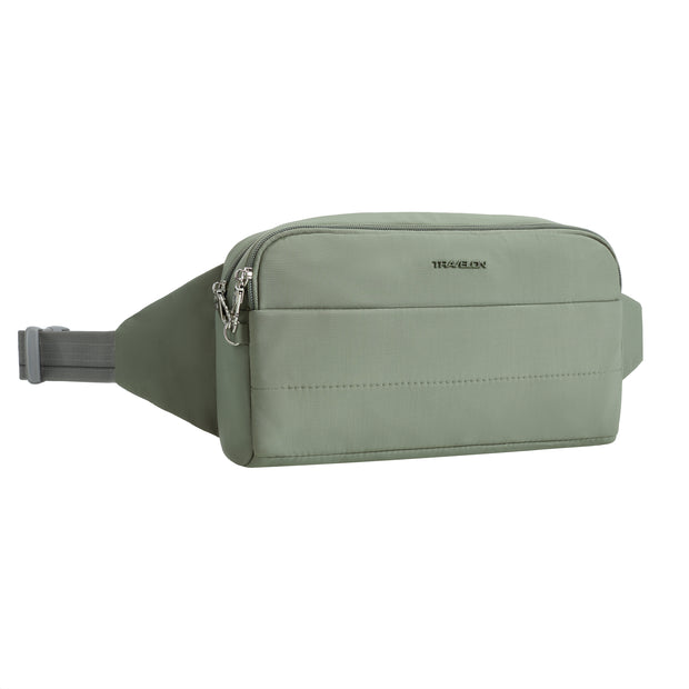 variant:46210296807616 Travelon Roam Anti-Theft XL Belt Bag Moss