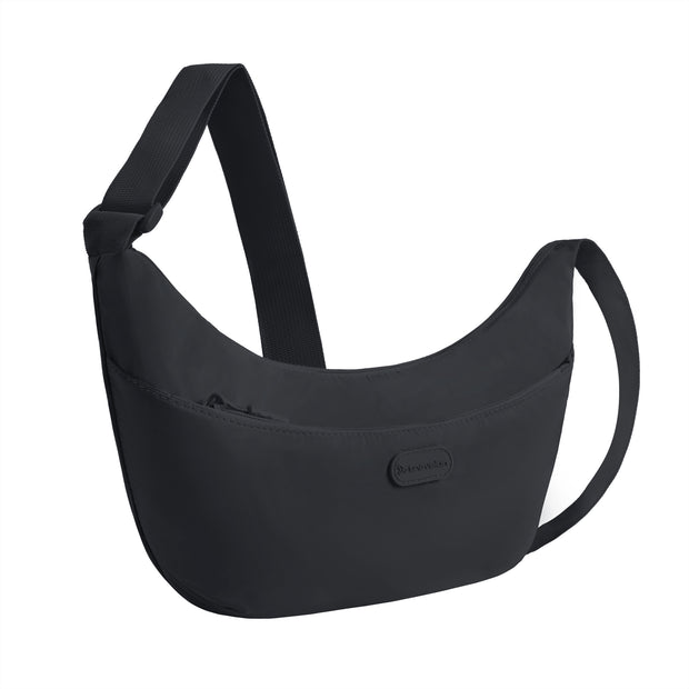 variant:46346766057664 Travelon Slouchy Crossbody Black