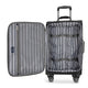 variant:43715325952192 Skyway Epic Softside Carry-On Spinner Luggage Black