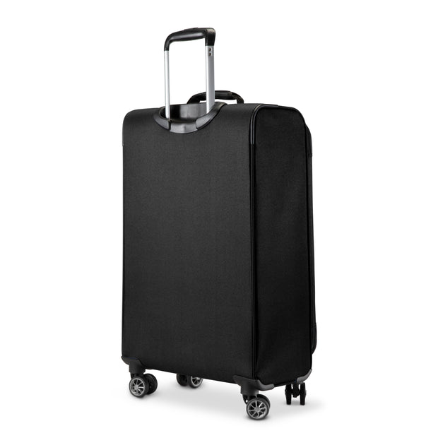 variant:43715339780288 Skyway  Epic Softside Medium Checked Spinner Luggage Black