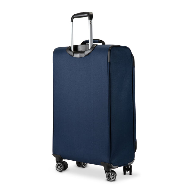 variant:43715339813056 Skyway Epic Softside Medium Checked Spinner Luggage Blue