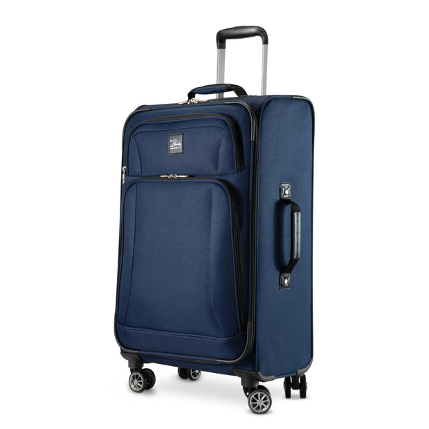 variant:43715339813056 Skyway Epic Softside Medium Checked Spinner Luggage Blue