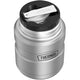 variant:46533270962368 16 oz. Stainless Steel Food Jar w Folding Spoon Matte Stainless Steel 