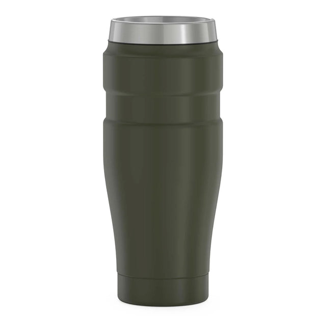 variant:46530430402752 16 oz Stainless Steel  Travel Tumbler Matte Army Green