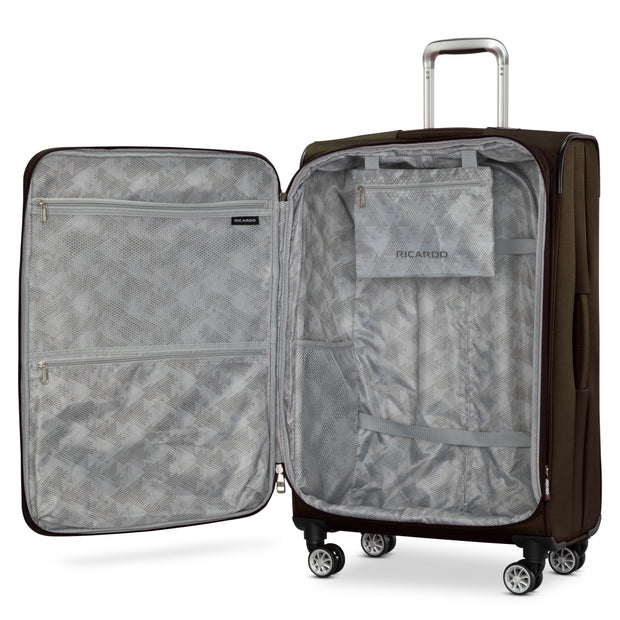 variant:43716921753792 RBH Hermosa Softside Medium Checked Spinner Luggage Olive Sage
