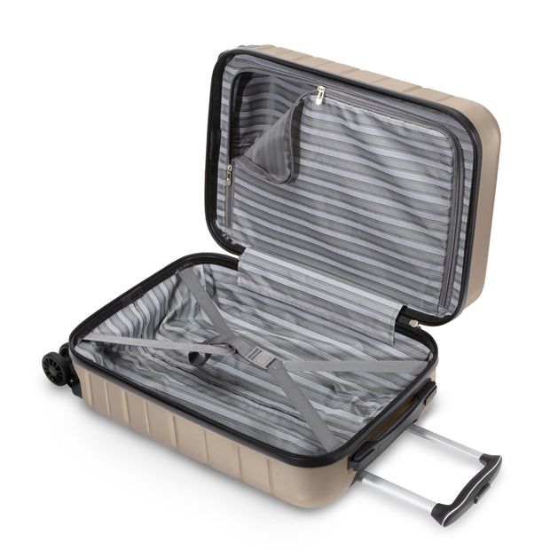 variant:43717469110464 Skyway Epic 2.0 Hardside Carry-On Spinner Luggage Bone