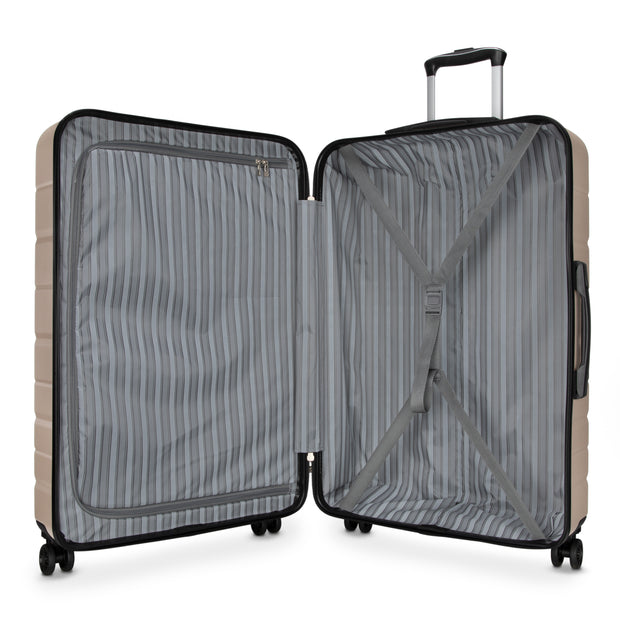 variant:43717522522304 Skyway Epic 2.0 Hardside Large Checked Spinner Luggage Bone
