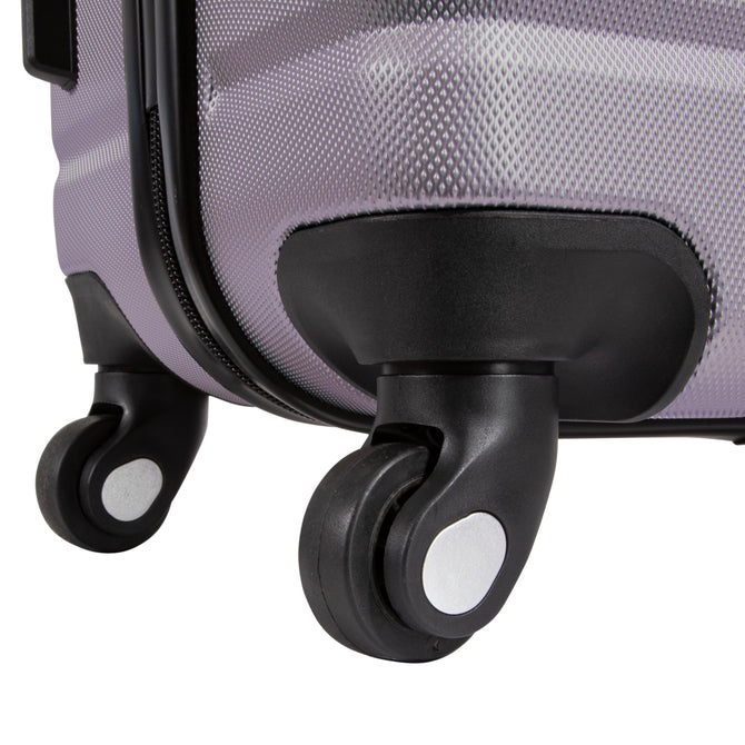 variant:43717522620608 Skyway Epic 2.0 Hardside Large Checked Spinner Luggage Silver Lilac