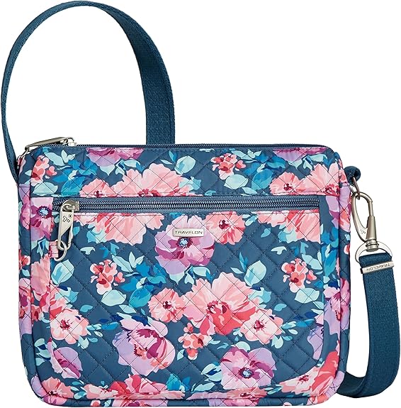 variant:45554475761856
Travelon Anti Theft Classic Small E W blossom floral
