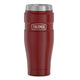 variant:46530409234624 16 oz Stainless Steel  Travel Tumbler Matte Matte Red