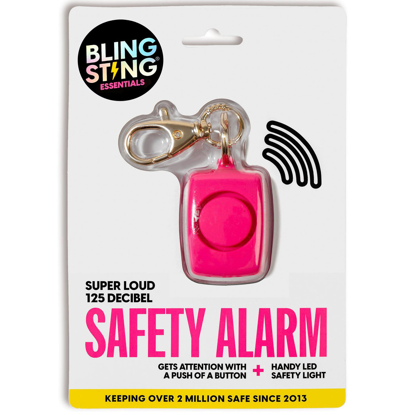 BlingSting Ahhlarm Personal Security Alarm Gold Gemstone – Rose & Lime  Southern Chic Boutique