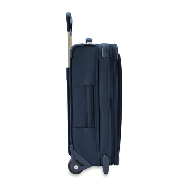 variant:43815294369984 BR Baseline Essential 2-Wheel Expandable Carry-On Navy