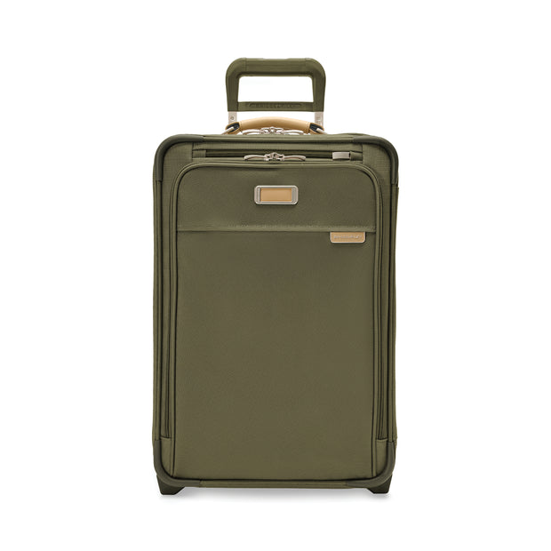variant:43815294402752 BR Baseline Essential 2-Wheel Expandable Carry-On Olive