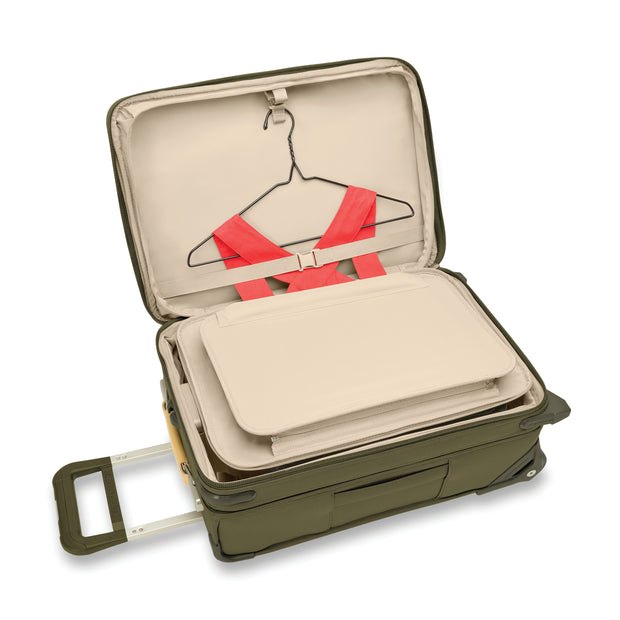 variant:43815294402752 BR Baseline Essential 2-Wheel Expandable Carry-On Olive