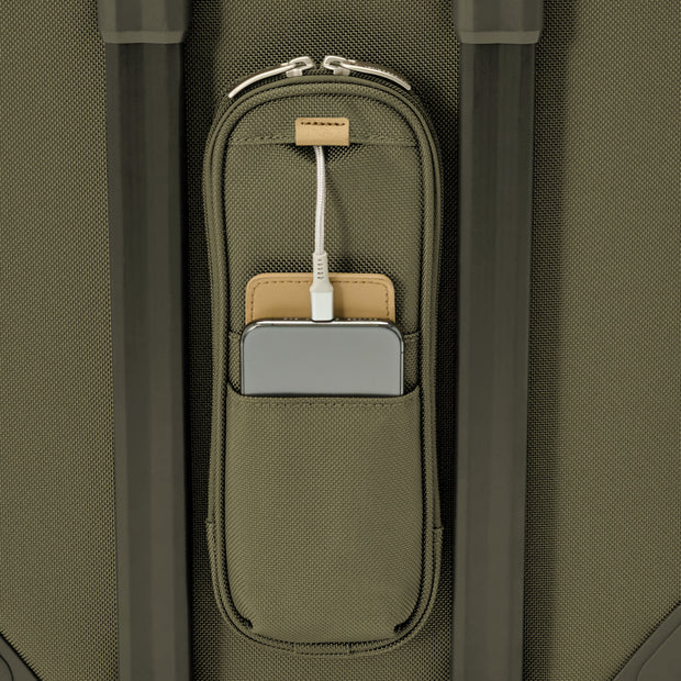 variant:43815294402752 BR Baseline Essential 2-Wheel Expandable Carry-On Olive