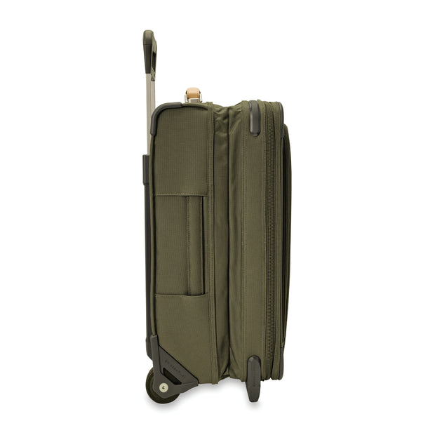variant:43815294402752 BR Baseline Essential 2-Wheel Expandable Carry-On Olive