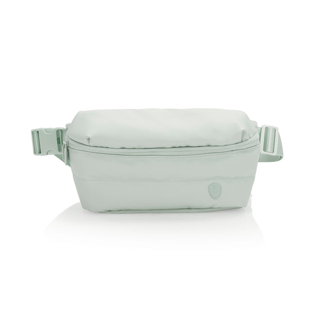 variant:46559262113984 The Puffer Waist Bag Green