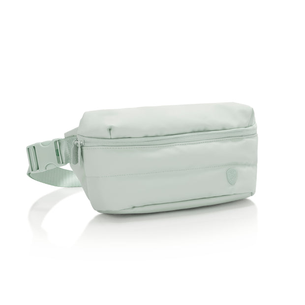 variant:46559262113984 The Puffer Waist Bag Green