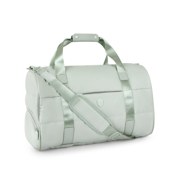 variant:43211072241856 The Puffer Softside Carry-On Duffel Bag Sage Green