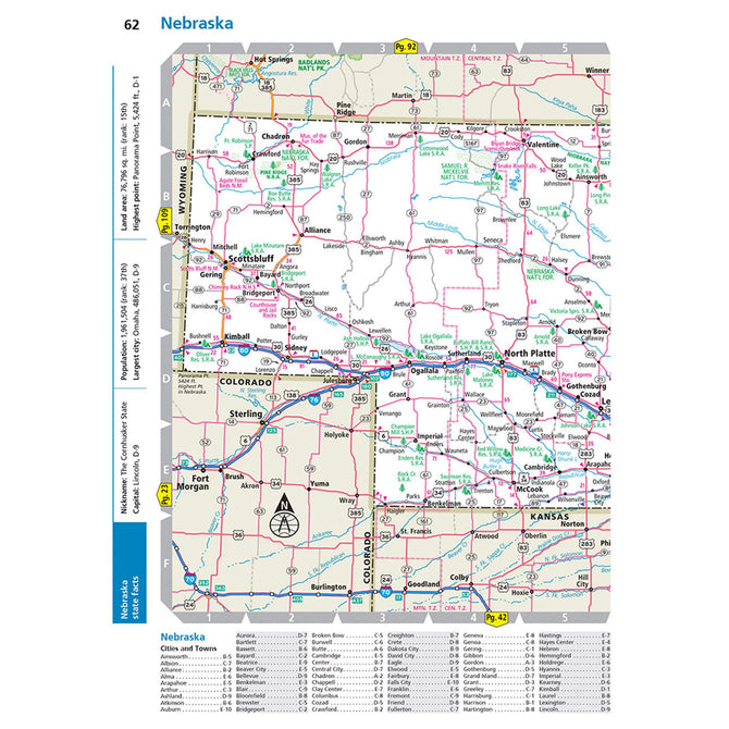 2024 Easy to Read Midsize Road Atlas