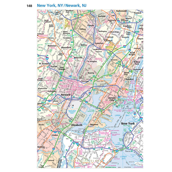 2024 Easy to Read Midsize Road Atlas
