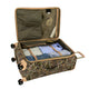 variant:46795402903744 London Fog Mayfair Softside Large Checked Luggage Black And Sand Paisley
